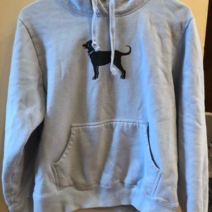 Light Blue The Black Dog Hoodie
